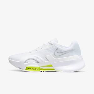 Αθλητικά Παπούτσια Nike Air Zoom SuperRep 3 HIIT Class ανδρικα ασπρα μαυρα μεταλλικός ασημι | NK358NBD