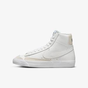 Αθλητικά Παπούτσια Nike Blazer Mid 77 Older παιδικα ασπρα ανοιχτο καφε ασπρα | NK253BVM