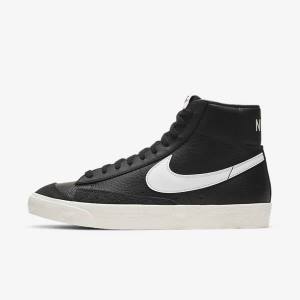 Αθλητικά Παπούτσια Nike Blazer Mid 77 Vintage ανδρικα μαυρα | NK526UKA