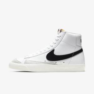 Αθλητικά Παπούτσια Nike Blazer Mid 77 Vintage γυναικεια ασπρα κοραλι μαυρα | NK752TVR