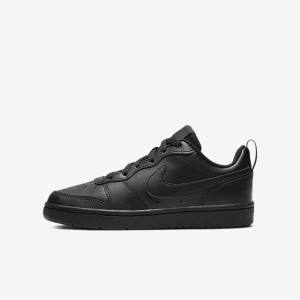 Αθλητικά Παπούτσια Nike Court Borough Low 2 Older παιδικα μαυρα | NK925CFJ