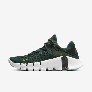 Αθλητικά Παπούτσια Nike Free Metcon 4 ανδρικα πρασινο μαυρα ασπρα | NK281MGF