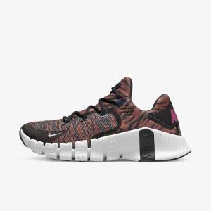 Αθλητικά Παπούτσια Nike Free Metcon 4 γυναικεια ασπρα μαυρα | NK407HON