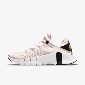 Αθλητικά Παπούτσια Nike Free Metcon 4 γυναικεια ανοιχτο ροζ ασπρα μαυρα πρασινο | NK927CHE