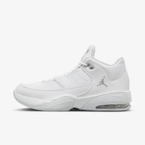 Αθλητικά Παπούτσια Nike Jordan Max Aura 3 ανδρικα ασπρα μεταλλικός ασημι | NK730GDS