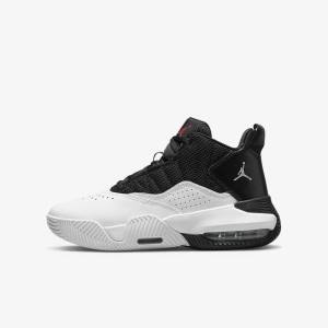Αθλητικά Παπούτσια Nike Jordan Stay Loyal Older παιδικα μαυρα ασπρα μεταλλικός ασημι κοκκινα | NK532EZI