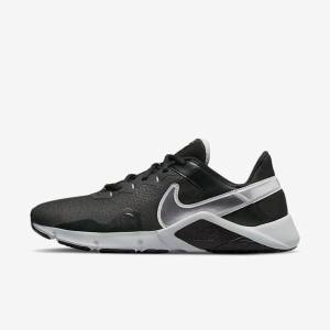 Αθλητικά Παπούτσια Nike Legend Essential 2 ανδρικα μαυρα μεταλλικός ασημι μεταλλικός γκρι | NK063UYJ