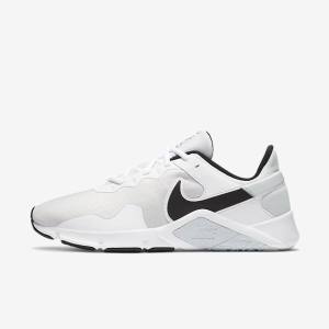 Αθλητικά Παπούτσια Nike Legend Essential 2 ανδρικα Πλατίνα ασπρα μαυρα | NK713ORN