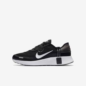 Αθλητικά Παπούτσια Nike Reposto Older παιδικα μαυρα σκούρο γκρι ασπρα | NK928ZFN