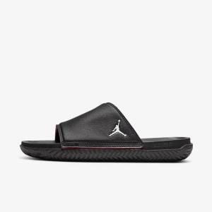 παντοφλεσ Nike Jordan Play ανδρικα μαυρα κοκκινα | NK539XDA