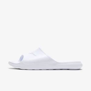 παντοφλεσ Nike Victori One Shower γυναικεια ασπρα | NK329ZSN