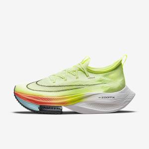 παπουτσια για τρεξιμο Nike Air Zoom Alphafly NEXT% Flyknit δρομου αγωνιστικα ανδρικα ανοιχτο Μάνγκο μεταλλικός κοκκινα καφε μαυρα | NK514PNW