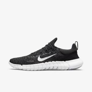 παπουτσια για τρεξιμο Nike Free Run 5.0 δρομου ανδρικα μαυρα | NK019ELK