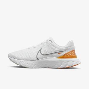 παπουτσια για τρεξιμο Nike React Infinity Run Flyknit 3 δρομου ανδρικα ασπρα γκρι | NK564ZNT