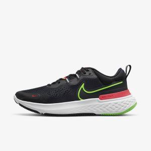 παπουτσια για τρεξιμο Nike React Miler 2 δρομου ανδρικα μαυρα κοκκινα ασπρα πρασινο | NK432HPY