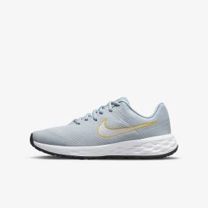 παπουτσια για τρεξιμο Nike Revolution 6 Older δρομου παιδικα μπλε Πολύχρωμο | NK519XUA