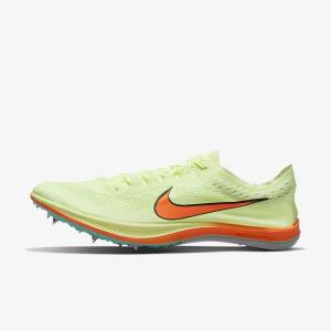 παπουτσια για τρεξιμο Nike ZoomX Dragonfly Athletics Distance Spikes ανδρικα τυρκουάζ μαυρα πορτοκαλι | NK074XLT