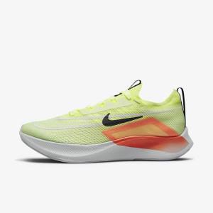 παπουτσια για τρεξιμο Nike Zoom Fly 4 δρομου ανδρικα μαυρα σκούρο γκρι μπλε ασπρα | NK902PZG