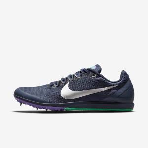 παπουτσια για τρεξιμο Nike Zoom Rival D 10 Athletics Distance Spikes γυναικεια οψιάνος τυρκουάζ μεταλλικός ασημι | NK516KJG