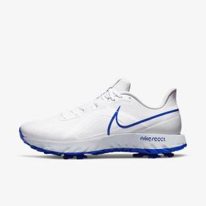 παπουτσια γκολφ Nike React Infinity Pro γυναικεια ασπρα Πλατίνα μπλε | NK271JAV