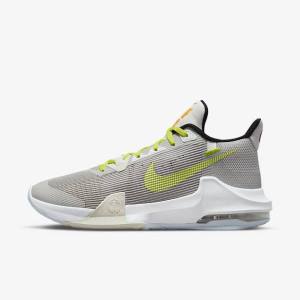 παπουτσια μπασκετ Nike Air Max Impact 3 ανδρικα γκρι πρασινο | NK346WFP