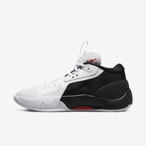 παπουτσια μπασκετ Nike Jordan Zoom Separate ανδρικα μαυρα ασπρα κοκκινα | NK982FXR