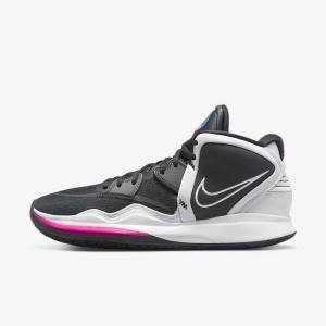 παπουτσια μπασκετ Nike Kyrie Infinity ανδρικα μαυρα γκρι ροζ ασπρα | NK594SPE