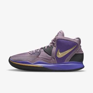 παπουτσια μπασκετ Nike Kyrie Infinity ανδρικα μωβ μεταλλικός χρυσο χρωμα | NK793WUV