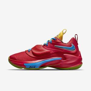 παπουτσια μπασκετ Nike Zoom Freak 3 γυναικεια κοκκινα ασπρα πρασινο μαυρα | NK512ERL