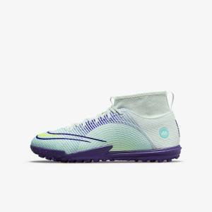 παπουτσια ποδοσφαιρου Nike Jr. Mercurial Dream Speed Superfly 8 Academy TF Turf παιδικα πρασινο μωβ πρασινο | NK769KXQ