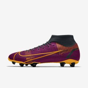 παπουτσια ποδοσφαιρου Nike Mercurial Superfly 8 Academy By You Custom ανδρικα Πολύχρωμο | NK153NOL