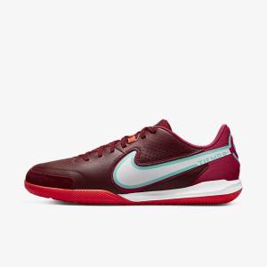 παπουτσια ποδοσφαιρου Nike Tiempo Legend 9 Academy IC Indoor-Court ανδρικα κοκκινα ανοιχτο κοκκινα ασπρα | NK162SUM