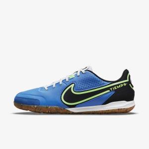 παπουτσια ποδοσφαιρου Nike Tiempo Legend 9 Academy IC Indoor-Court γυναικεια ανοιχτο μπλε ανοιχτο πρασινο καφε μαυρα | NK503WIS